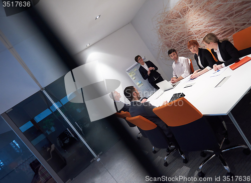 Image of business people group on meeting