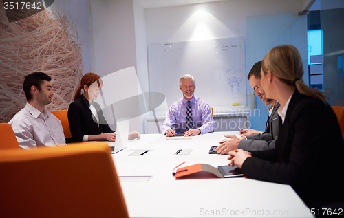 Image of business people group on meeting