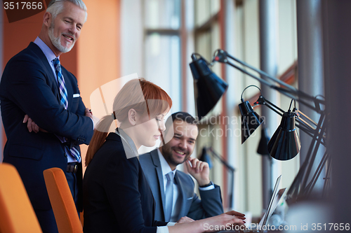 Image of business people group on meeting