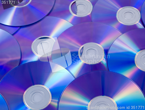 Image of Blue dvd background