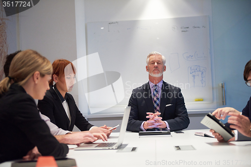 Image of business people group on meeting