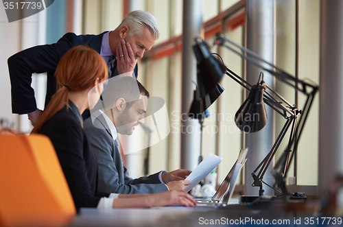 Image of business people group on meeting