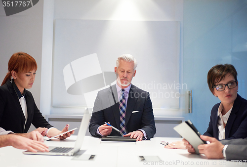 Image of business people group on meeting