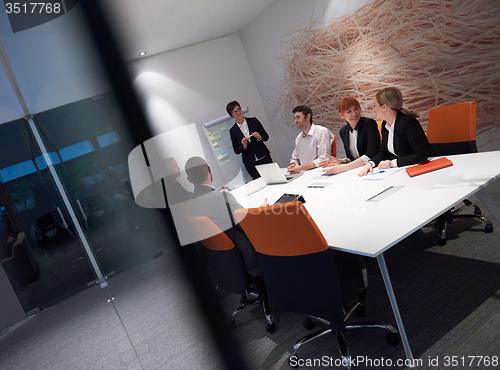 Image of business people group on meeting