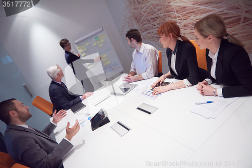 Image of business people group on meeting