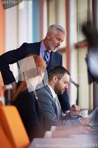 Image of business people group on meeting