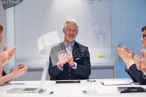 Image of business people group on meeting