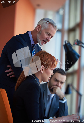 Image of business people group on meeting