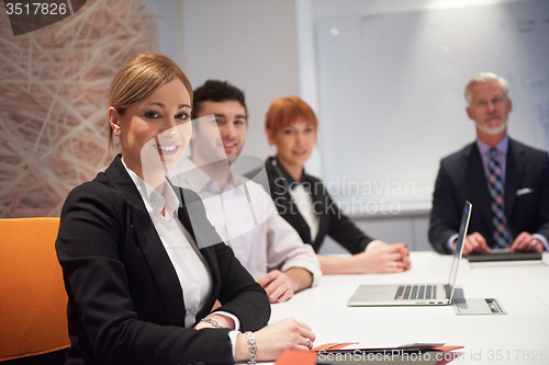 Image of business people group on meeting