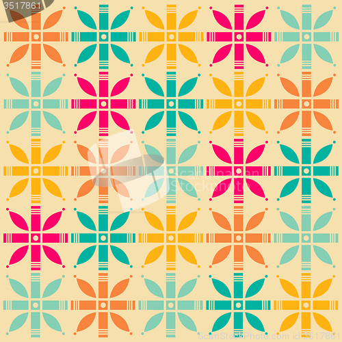 Image of seamless geometric pattern, modern background