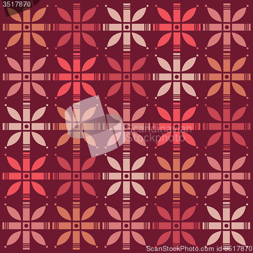 Image of seamless geometric pattern, modern background
