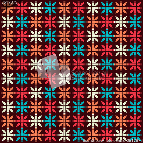 Image of seamless geometric pattern, modern background