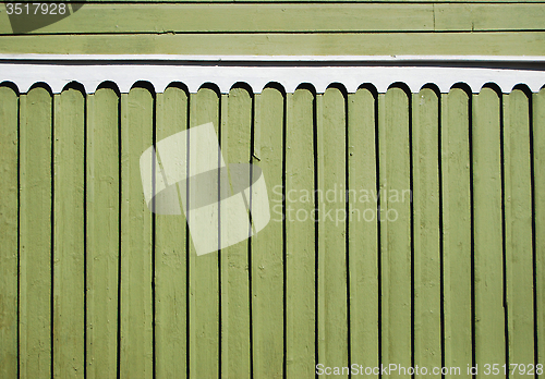 Image of Green Wooden Fence