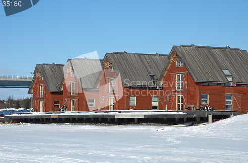 Image of Red houses