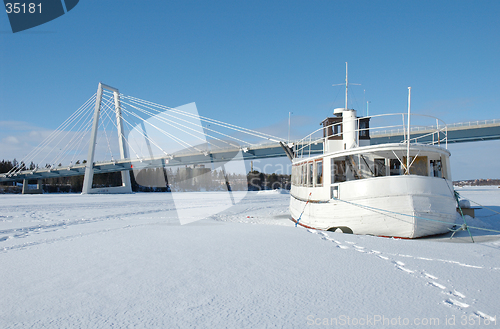 Image of Frozen lake