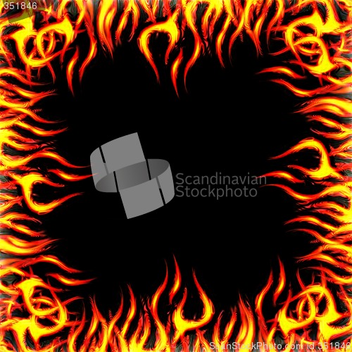 Image of fire background