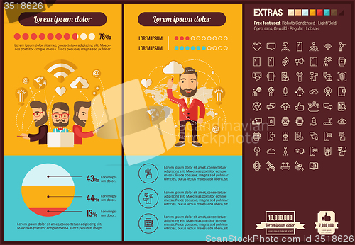 Image of Mobility flat design Infographic Template