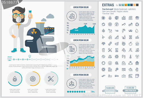Image of Ecology flat design Infographic Template