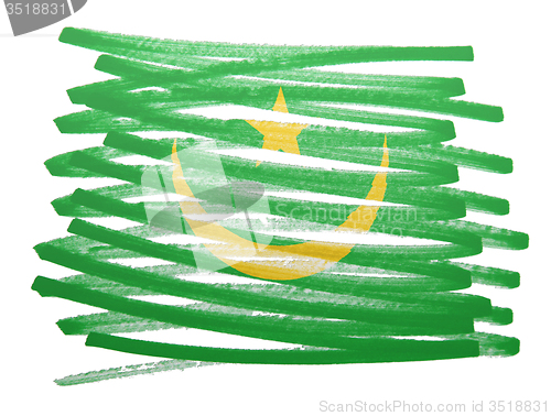 Image of Flag illustration - Mauritania