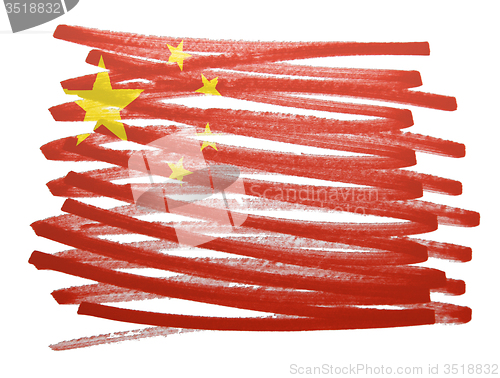 Image of Flag illustration - China