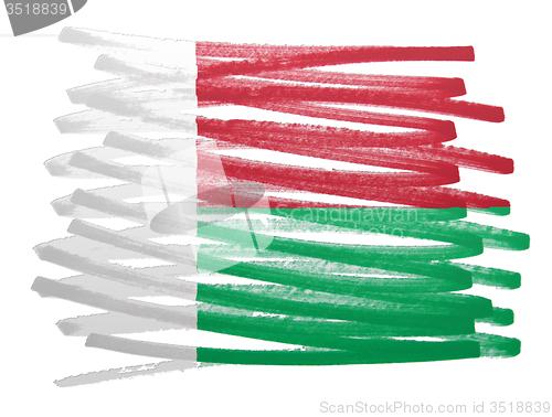 Image of Flag illustration - Madagascar