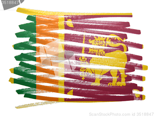 Image of Flag illustration - Sri Lanka