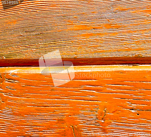Image of grain texture of a brown antique wooden old door in italy   euro