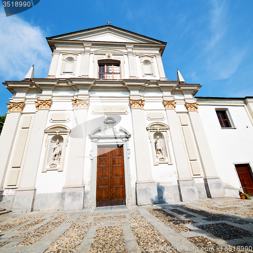 Image of heritage  old architecture in italy europe milan religion       