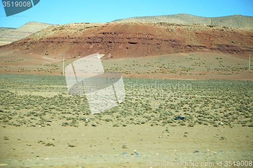 Image of valley in   africa   ground isolated hill 