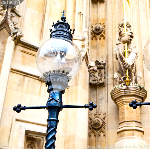 Image of europe in the wall of london lantern and abstract illumination