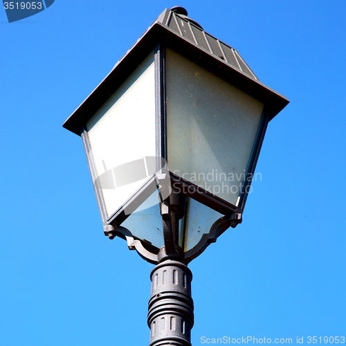 Image of europe in the sky of italy lantern and abstract illumination