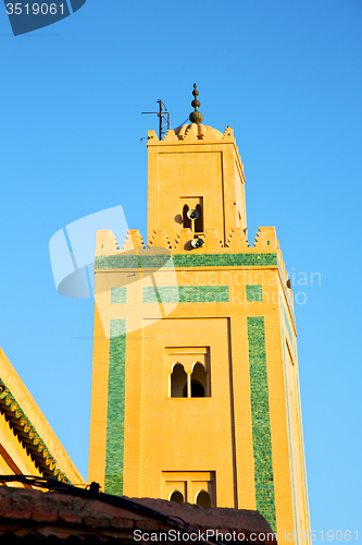 Image of history  maroc africa  minaret     sky