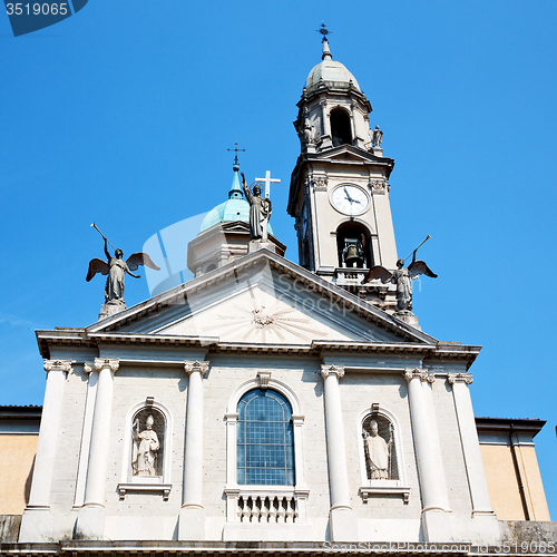 Image of heritage  old architecture in italy europe milan religion       