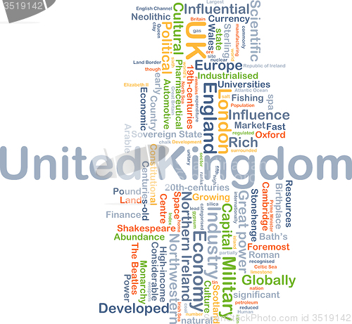 Image of United Kingdom UK background concept