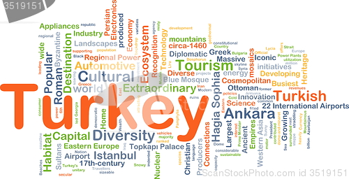 Image of Turkey background concept