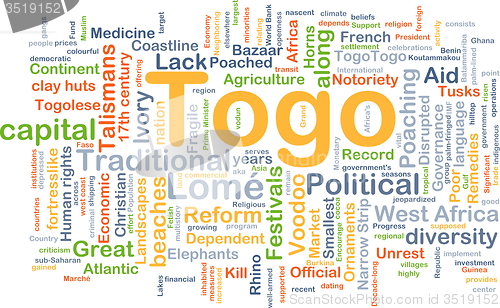 Image of Togo background concept