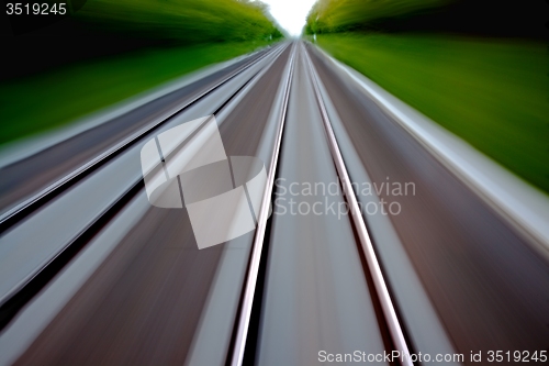 Image of Rails blur