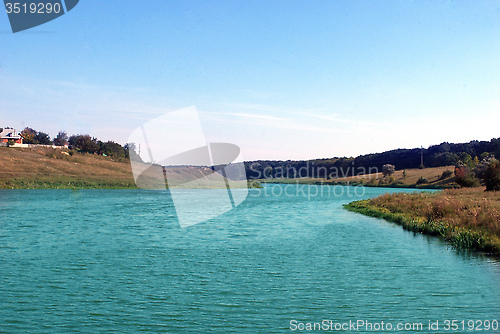 Image of Lake blue water