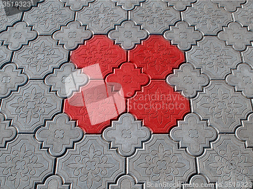Image of tile road