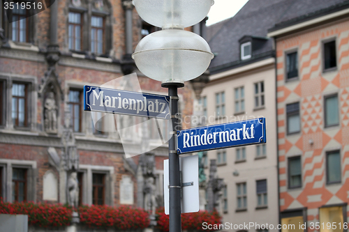 Image of Marienplatz in Munich, German