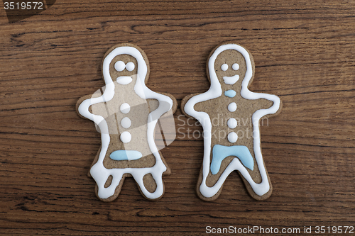 Image of Gingerbread man and woman