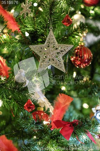 Image of Christmas tree detail