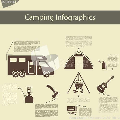 Image of Camping Infographics