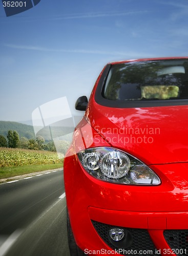 Image of Red car