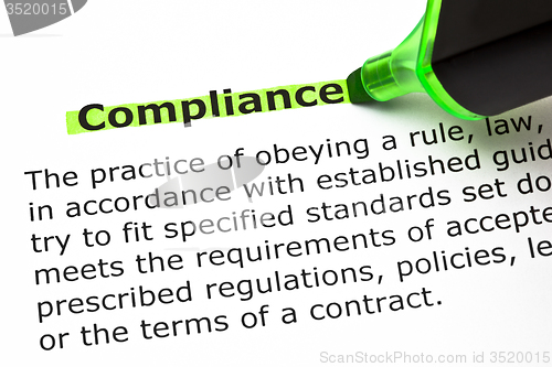 Image of Compliance Definition