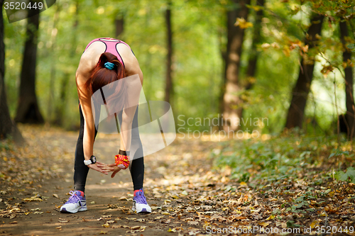 Image of woman doing exercise