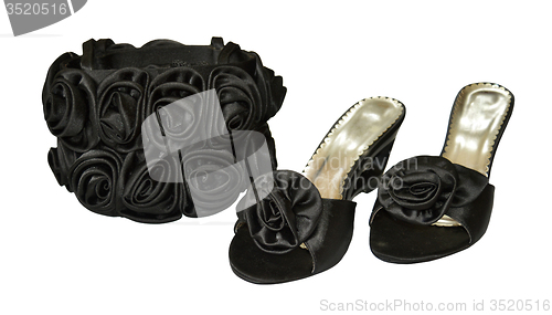 Image of Black bag and shoes