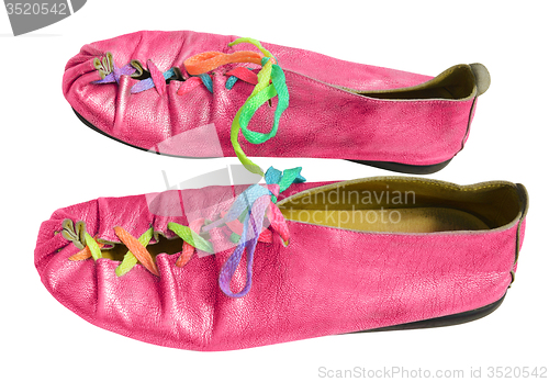 Image of Ladies fun pink shoes