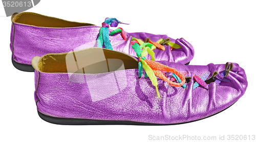 Image of Ladies fun violet shoes