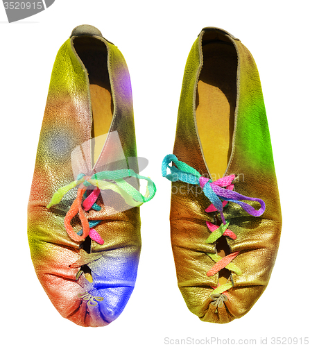 Image of Ladies fun rainbow shoes